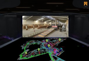 济民可信（高安）清洁工业燃气 激光触控数字交互裸眼立体沙盘