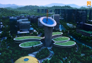 武汉光谷展示中心裸眼立体沙盘